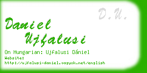 daniel ujfalusi business card