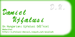 daniel ujfalusi business card